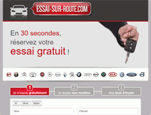 Tablet Screenshot of essai-sur-route.com